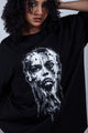 Drip Face Oversized Tee