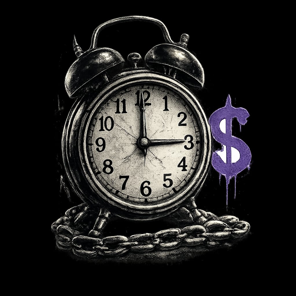 Time Is Money Oversized Tee