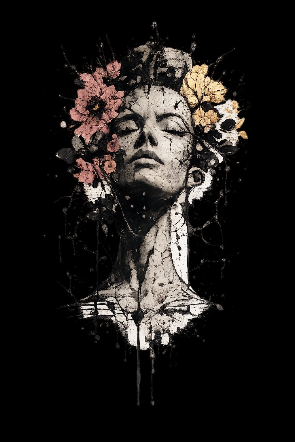 Bloom in the Dark Oversized Tee